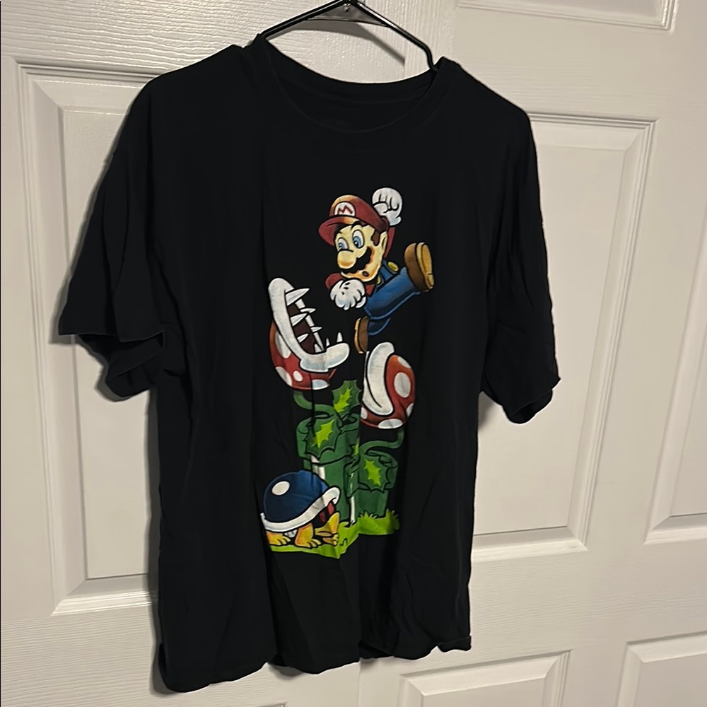 Nintendo Black Short Sleeve Graphic Tee